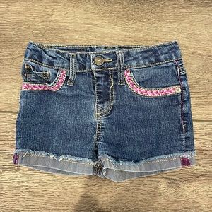 Girl’s V Gold Jean Shorts Sz 3T